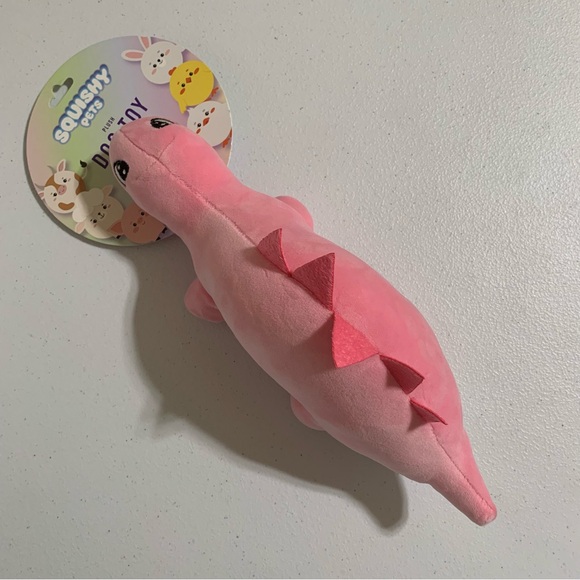 Squishy Pets Plush Dinosaur Dog Toy-NWT - Picture 4 of 6
